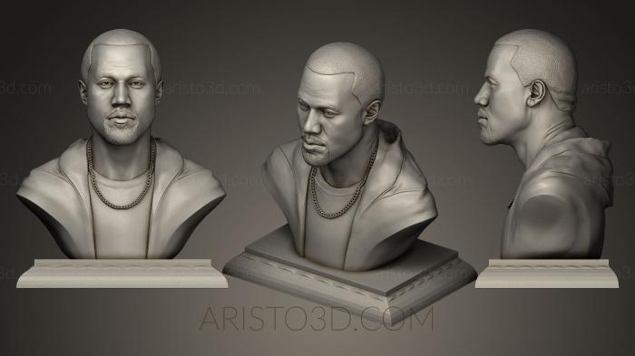 Busts and bas-reliefs of famous people (BUSTC_0329) 3D model for CNC machine
